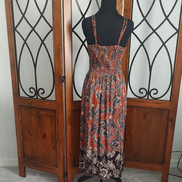 Angie Rust and Gray Sundress Size Medium - Picture 4 of 6